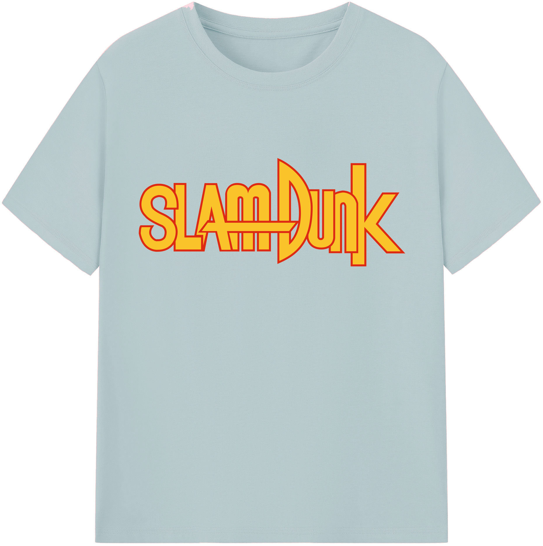 SLAM DUNK／スラムダンク 綿100％半袖Tシャツ（フロントプリント）